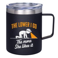 Coal Miner Job Profession Digging Occupation Coal Mining 12oz Stainless Steel Coffee Mug