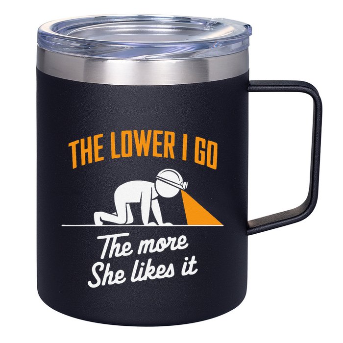 Coal Miner Job Profession Digging Occupation Coal Mining 12oz Stainless Steel Coffee Mug