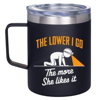 Coal Miner Job Profession Digging Occupation Coal Mining 12oz Stainless Steel Coffee Mug