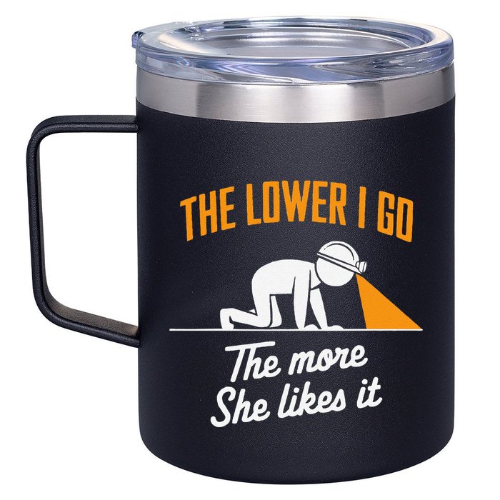 Coal Miner Job Profession Digging Occupation Coal Mining 12oz Stainless Steel Coffee Mug