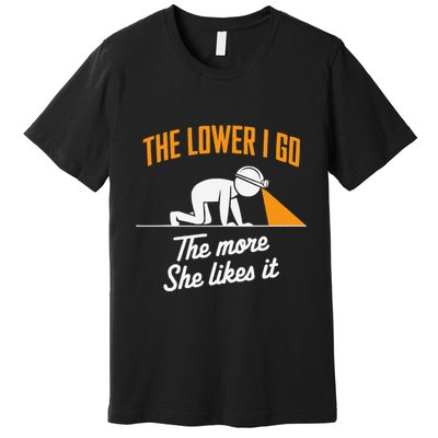 Coal Miner Job Profession Digging Occupation Coal Mining Premium T-Shirt