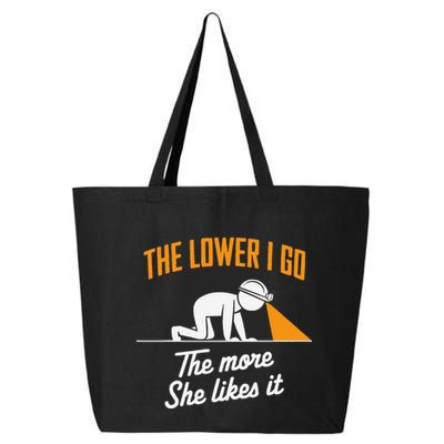 Coal Miner Job Profession Digging Occupation Coal Mining 25L Jumbo Tote