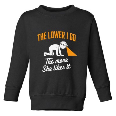 Coal Miner Job Profession Digging Occupation Coal Mining Toddler Sweatshirt