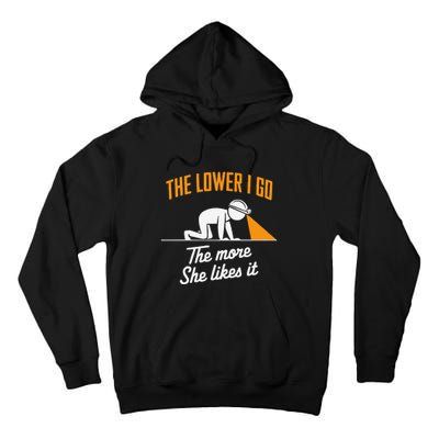 Coal Miner Job Profession Digging Occupation Coal Mining Tall Hoodie