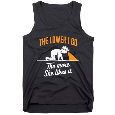 Coal Miner Job Profession Digging Occupation Coal Mining Tank Top
