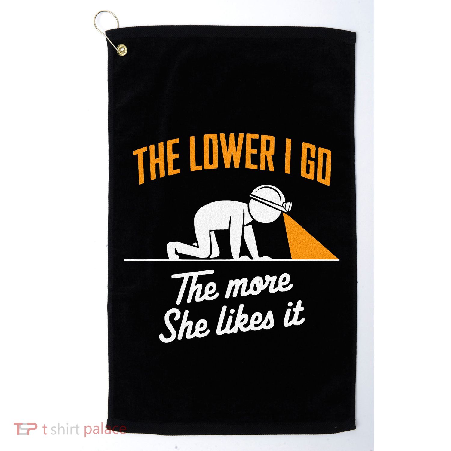 Coal Miner Job Profession Digging Occupation Coal Mining Golf Towel