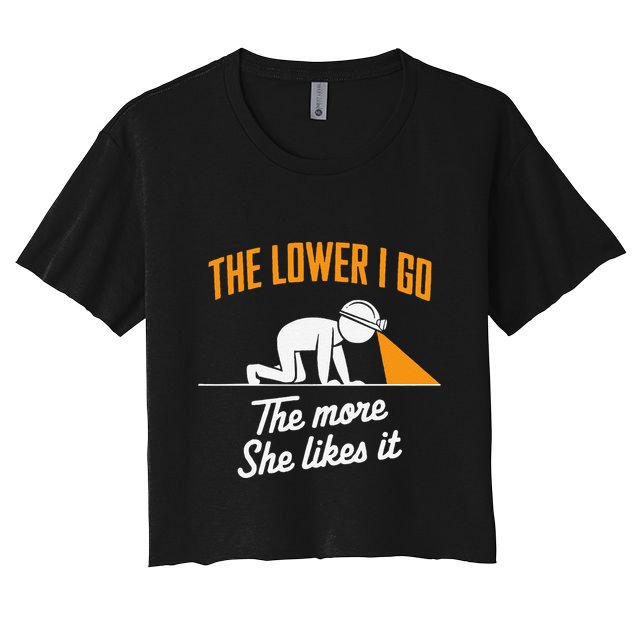 Coal Miner Job Profession Digging Occupation Coal Mining Crop Top