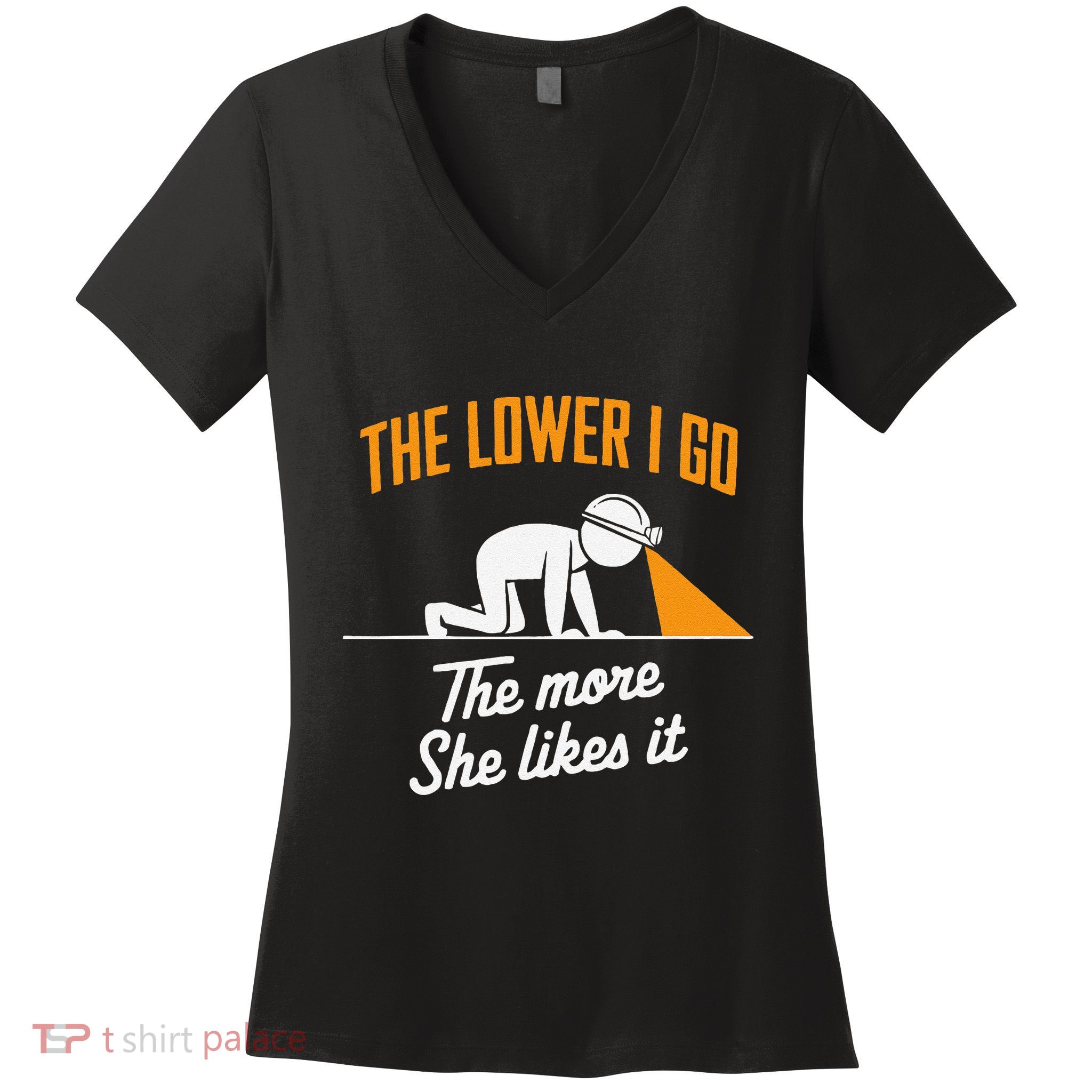 Coal Miner Job Profession Digging Occupation Coal Mining Women's V-Neck T-Shirt