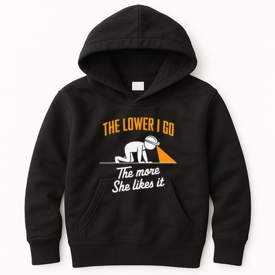 Coal Miner Job Profession Digging Occupation Coal Mining Kids Hoodie