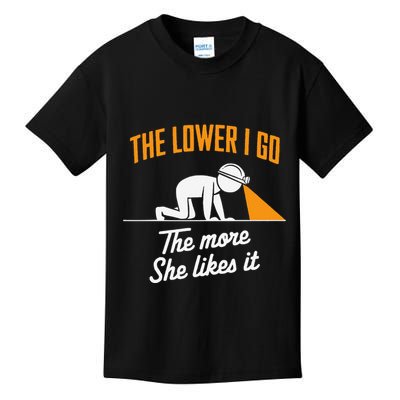 Coal Miner Job Profession Digging Occupation Coal Mining Kids T-Shirt