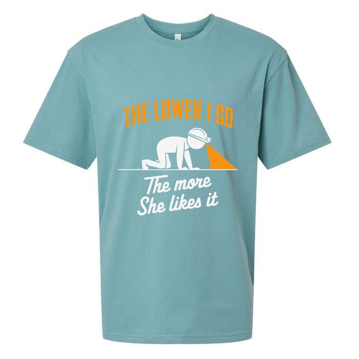 Coal Miner Job Profession Digging Occupation Coal Mining Sueded Cloud Jersey T-Shirt