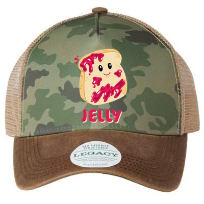 Couple Matching Jelly & Peanut Butter Halloween Legacy Tie Dye Trucker Hat