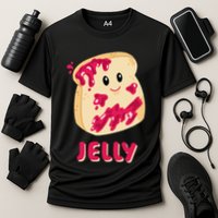 Couple Matching Jelly & Peanut Butter Halloween Cooling Performance Crew T-Shirt