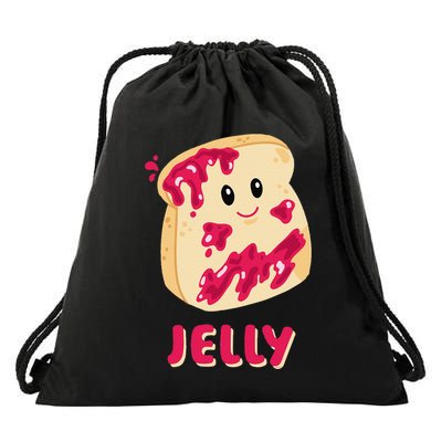 Couple Matching Jelly & Peanut Butter Halloween Drawstring Bag