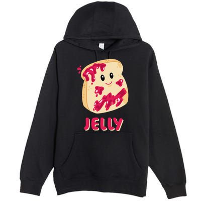 Couple Matching Jelly & Peanut Butter Halloween Premium Pullover Hoodie
