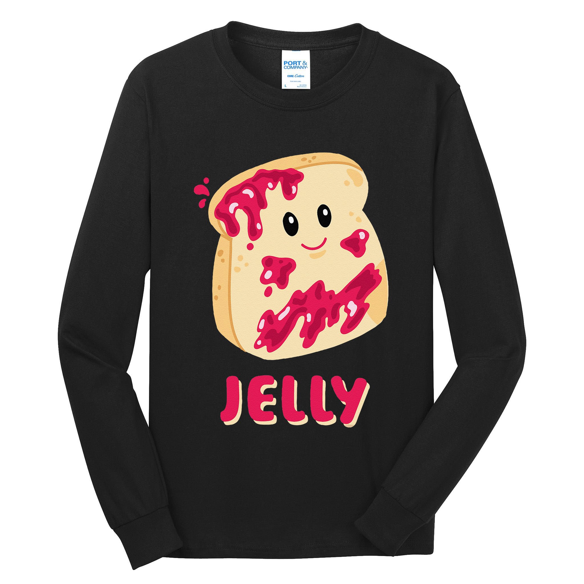 Couple Matching Jelly & Peanut Butter Halloween Tall Long Sleeve T-Shirt