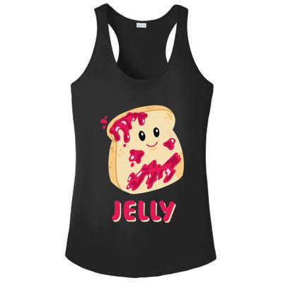 Couple Matching Jelly & Peanut Butter Halloween Ladies PosiCharge Competitor Racerback Tank