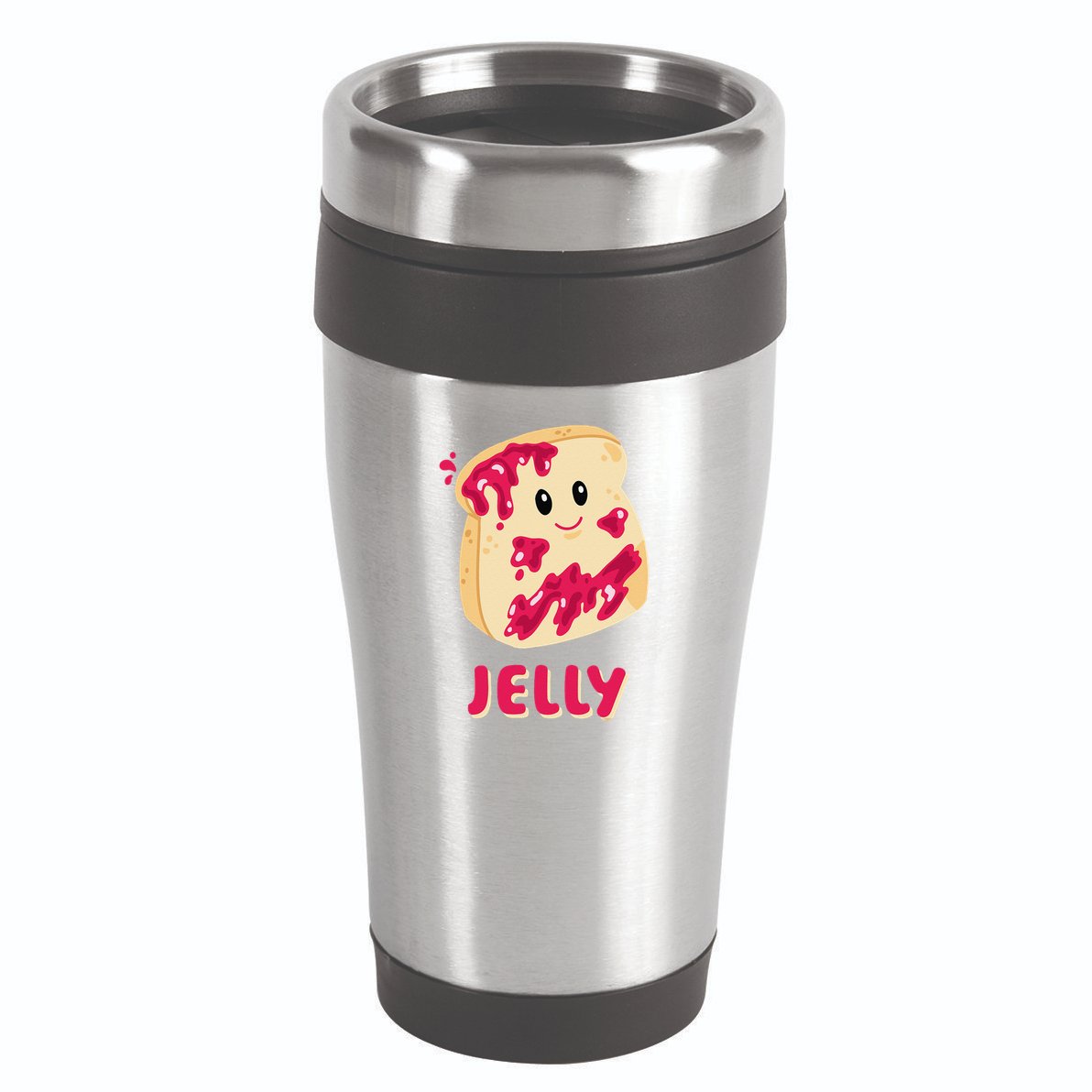 Couple Matching Jelly & Peanut Butter Halloween 16oz Travel Tumbler