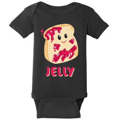 Couple Matching Jelly & Peanut Butter Halloween Baby Bodysuit