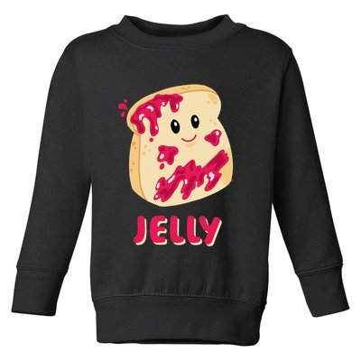 Couple Matching Jelly & Peanut Butter Halloween Toddler Sweatshirt