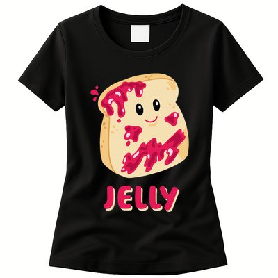 Couple Matching Jelly & Peanut Butter Halloween Womens T-Shirt