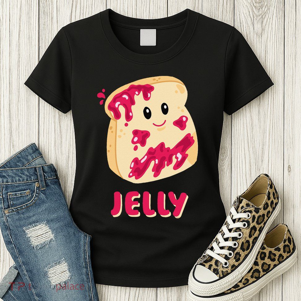 Couple Matching Jelly & Peanut Butter Halloween Womens T-Shirt