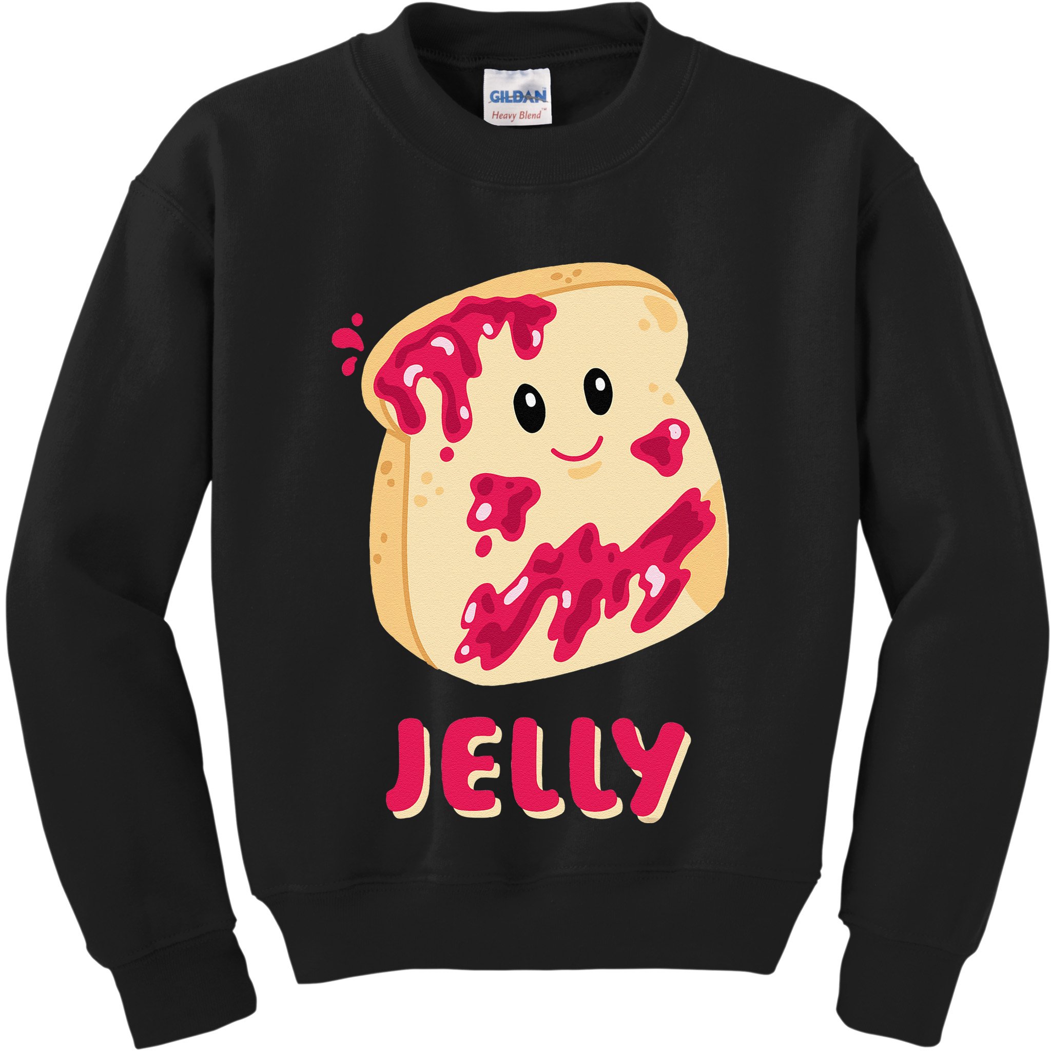 Couple Matching Jelly & Peanut Butter Halloween Kids Sweatshirt