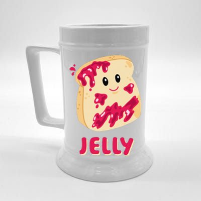 Couple Matching Jelly & Peanut Butter Halloween Beer Stein