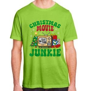 Christmas Movie Junkie Xmas Family Merry Christmas Tank Top Adult ChromaSoft Performance T-Shirt