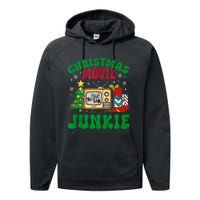 Christmas Movie Junkie Xmas Family Merry Christmas Tank Top Performance Fleece Hoodie