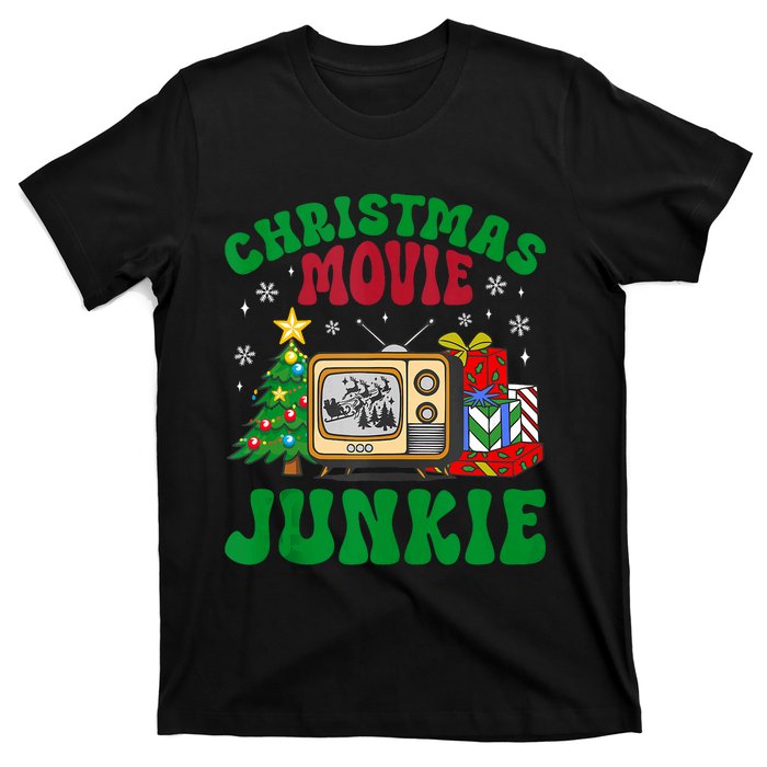 Christmas Movie Junkie Xmas Family Merry Christmas Tank Top T-Shirt