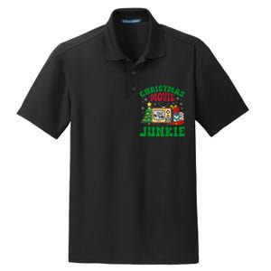 Christmas Movie Junkie Xmas Family Merry Christmas Tank Top Dry Zone Grid Polo