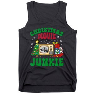 Christmas Movie Junkie Xmas Family Merry Christmas Tank Top Tank Top