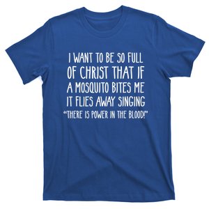 Christian Mosquito Joke Funny Deluxe Meaningful Gift Meaningful Gift T-Shirt