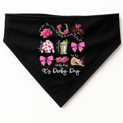 Coquette Mint Julep Big Hat Derby Horse Racing Women USA-Made Doggie Bandana