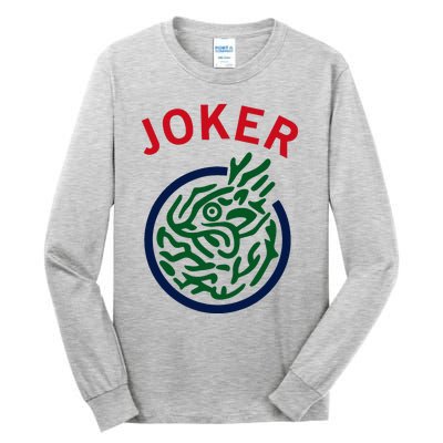 Chinese Mah Jong Joker Tile Mahjong Costume Tall Long Sleeve T-Shirt