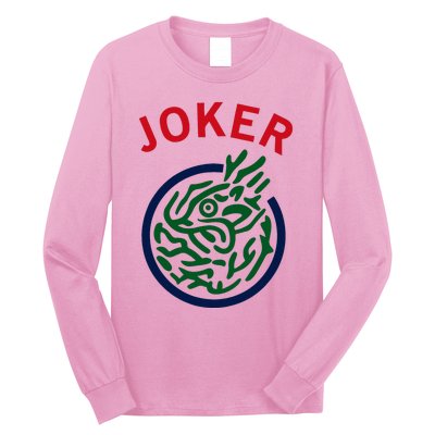 Chinese Mah Jong Joker Tile Mahjong Costume Long Sleeve Shirt