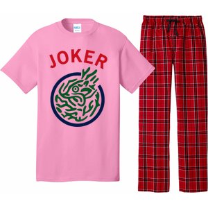 Chinese Mah Jong Joker Tile Mahjong Costume Pajama Set