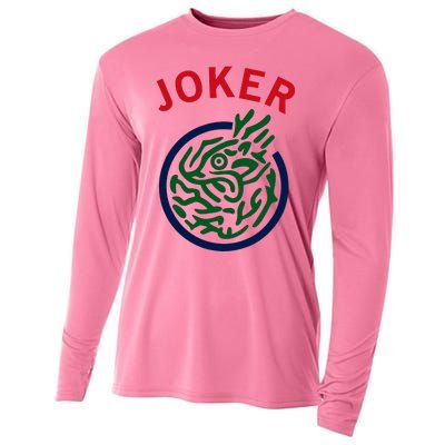 Chinese Mah Jong Joker Tile Mahjong Costume Cooling Performance Long Sleeve Crew