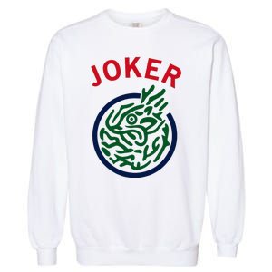 Chinese Mah Jong Joker Tile Mahjong Costume Garment-Dyed Sweatshirt