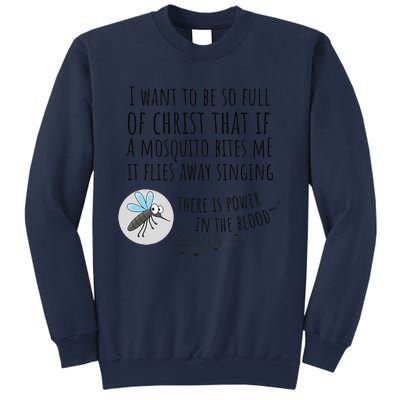 Christian Mosquito Joke Funny Bible & Jesus Sweatshirt