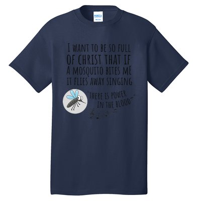 Christian Mosquito Joke Funny Bible & Jesus Tall T-Shirt