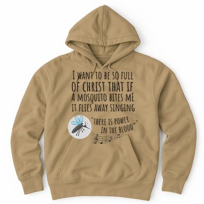 Christian Mosquito Joke Funny Bible & Jesus Hoodie