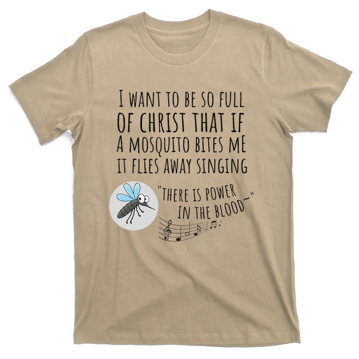 Christian Mosquito Joke Funny Bible & Jesus T-Shirt