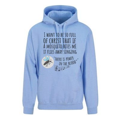 Christian Mosquito Joke Funny Bible & Jesus Unisex Surf Hoodie