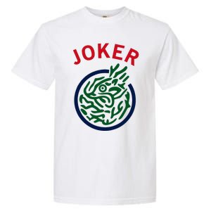 Chinese Mah Jong Joker Tile Mahjong Costume Garment-Dyed Heavyweight T-Shirt