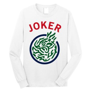 Chinese Mah Jong Joker Tile Mahjong Costume Long Sleeve Shirt