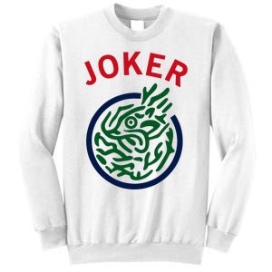 Chinese Mah Jong Joker Tile Mahjong Costume Sweatshirt