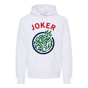 Chinese Mah Jong Joker Tile Mahjong Costume Premium Hoodie