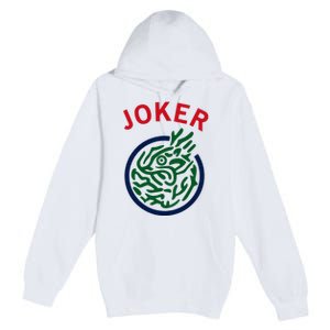 Chinese Mah Jong Joker Tile Mahjong Costume Premium Pullover Hoodie